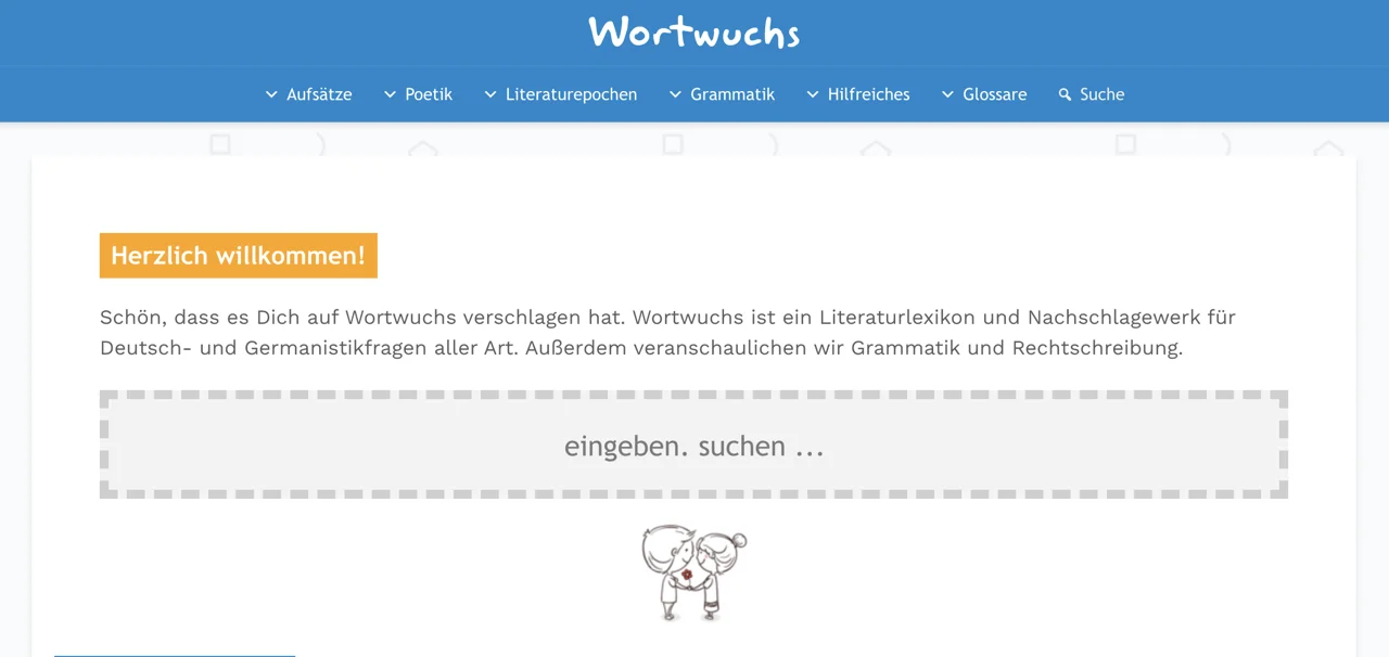 Wortwuchs – Portalansicht